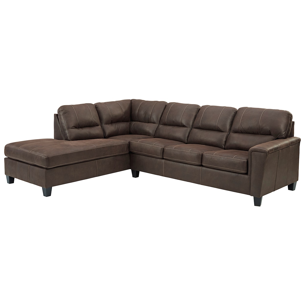 Ashley Furniture Signature Design Navi 2-Piece Sectional with Left Chaise