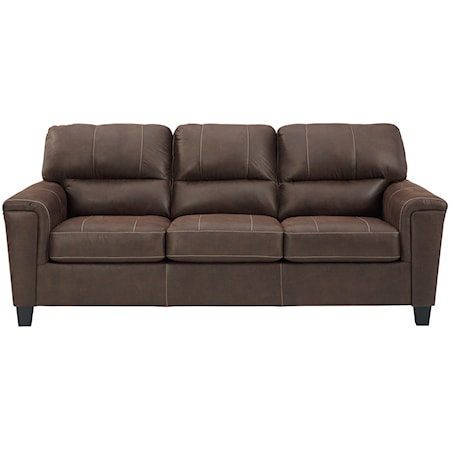 Faux Leather Queen Sofa Sleeper