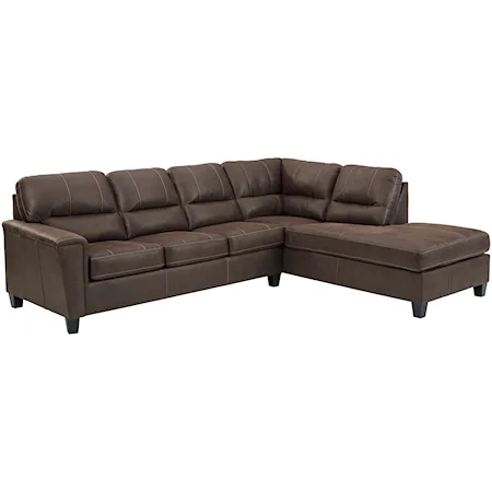 2-Piece Sectional w/ Right Chaise & Sleeper