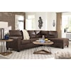 Signature Design by Ashley Navi 2-Piece Sectional w/ Right Chaise & Sleeper