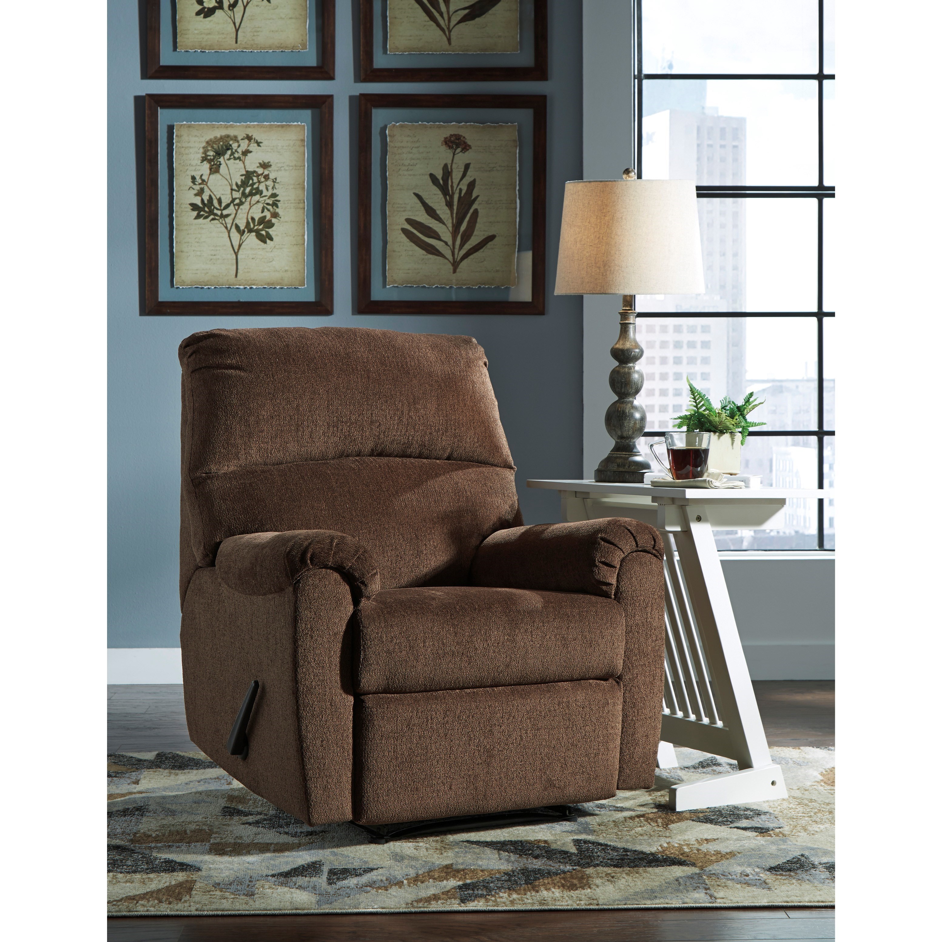 Signature Design by Ashley Nerviano 1080229 Zero Wall Recliner
