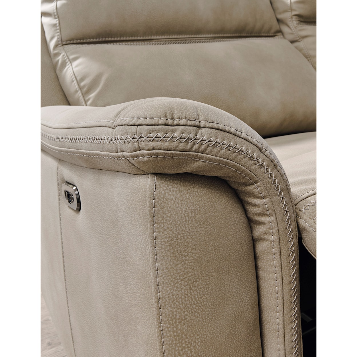 Signature Design by Ashley Furniture Next-Gen DuraPella 2-Seat Pwr Rec Sofa  w/ Adj Headrests