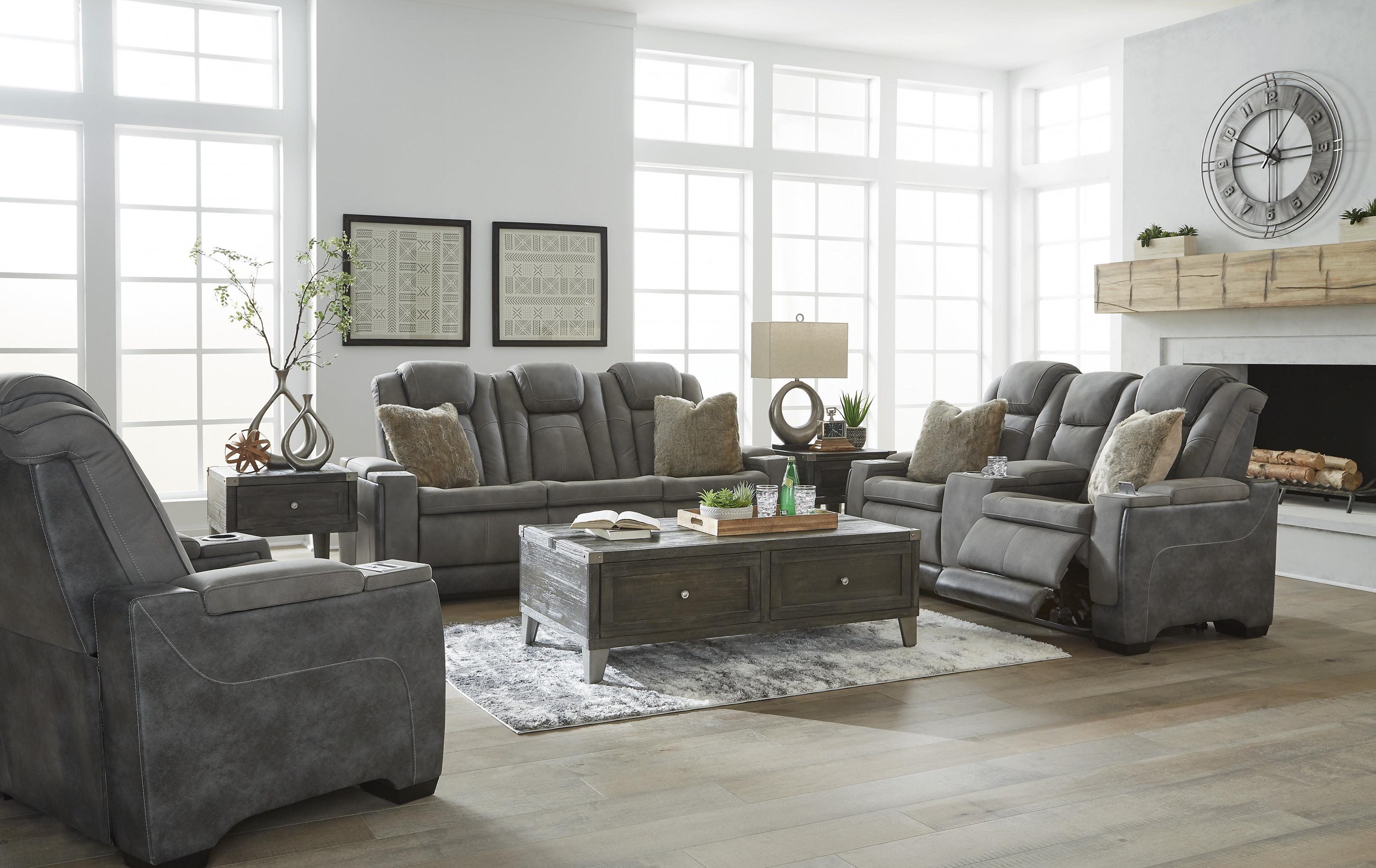 Ashley furniture living store room sets