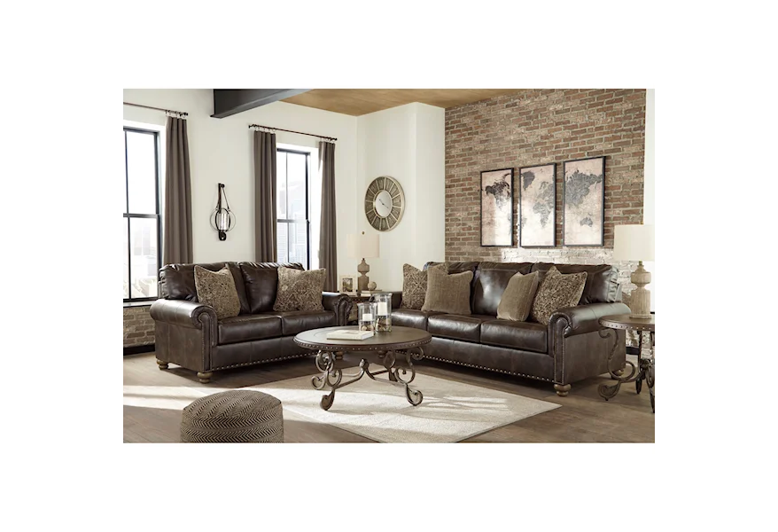 Nicorvo Stationary Living Room Group by Signature Design by Ashley at Sparks HomeStore