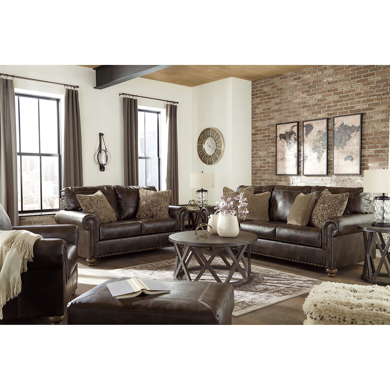 Ashley Furniture Signature Design Nicorvo Loveseat