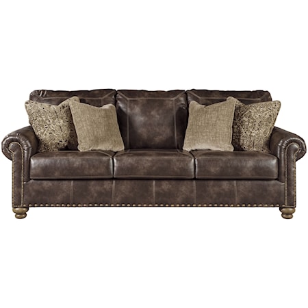 Traditional Sofa with Nailhead Trim