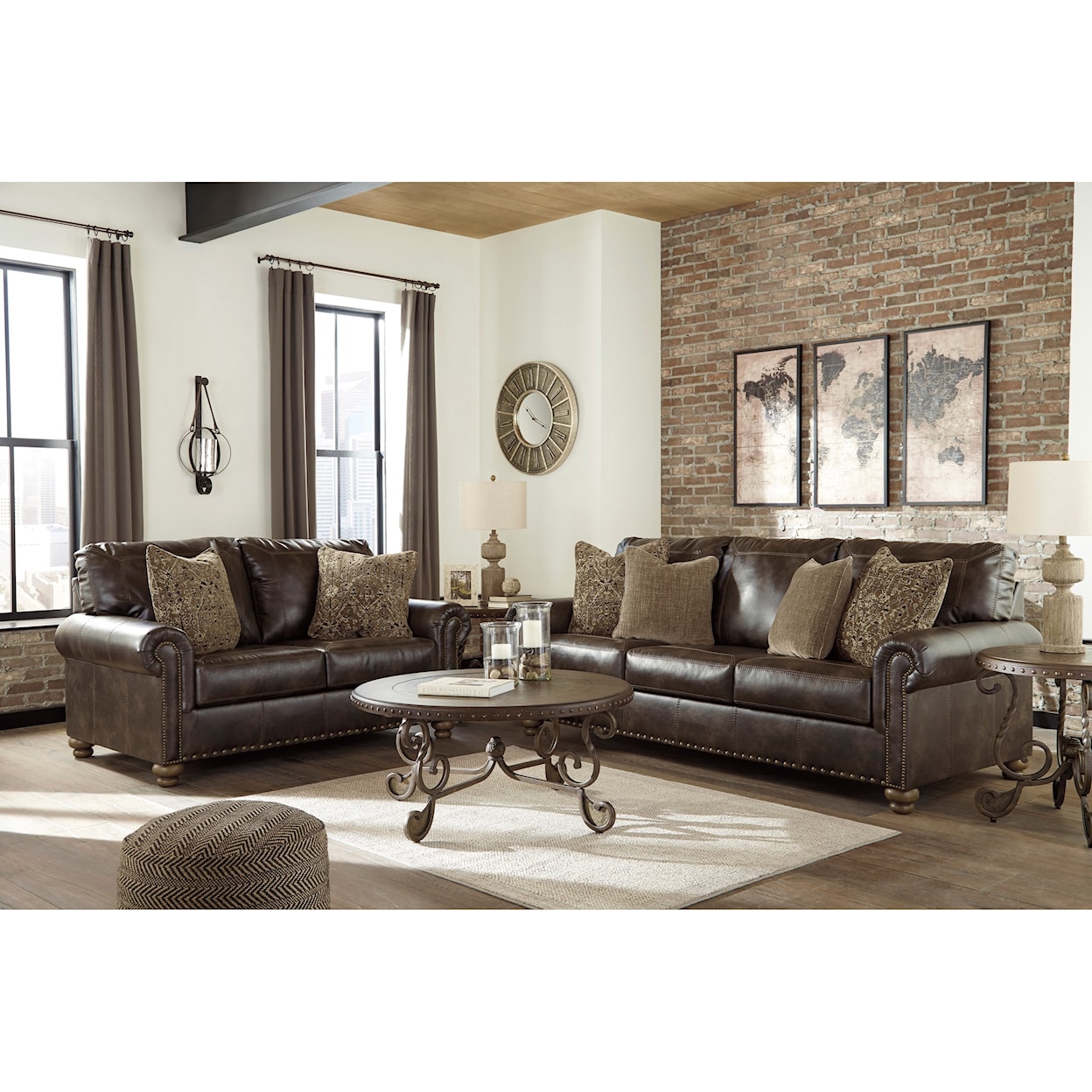 Ashley Furniture Signature Design Nicorvo Queen Sofa Sleeper