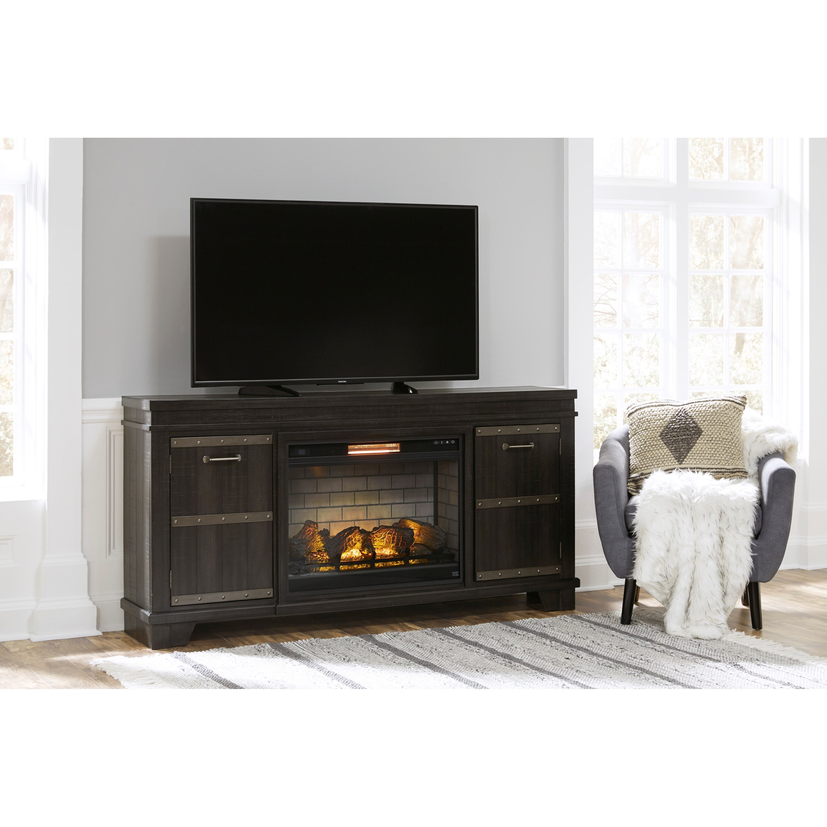 Ashley Electric Fireplace Entertainment Center – Mriya.net