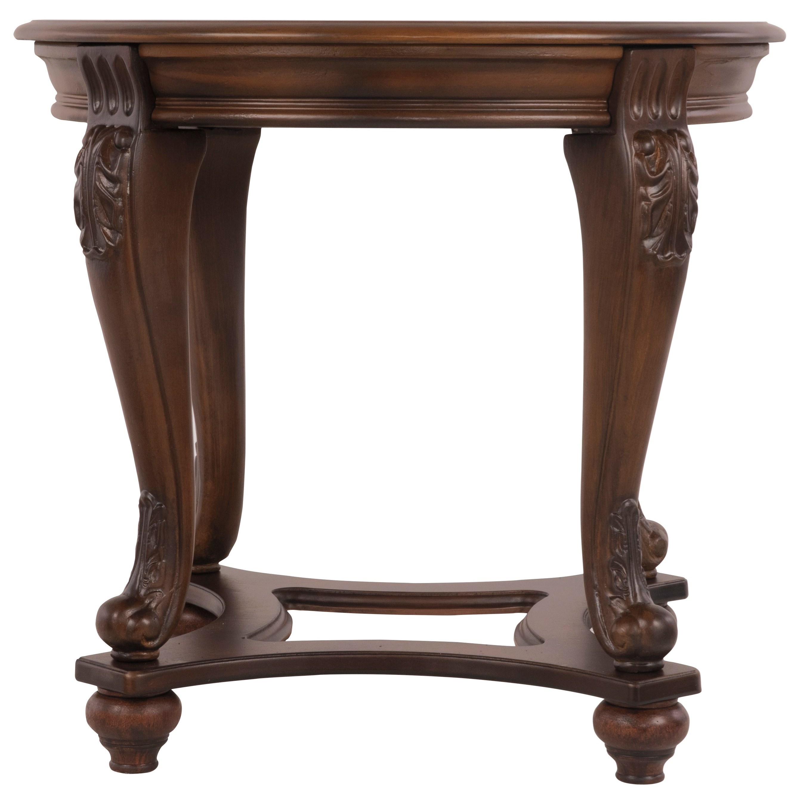 Signature Design by Ashley Norcastle T4996 Round End Table With Glass