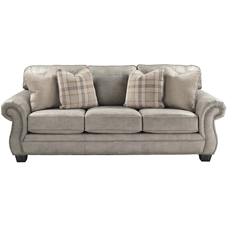 Transitional Sofa with Nailhead Trim