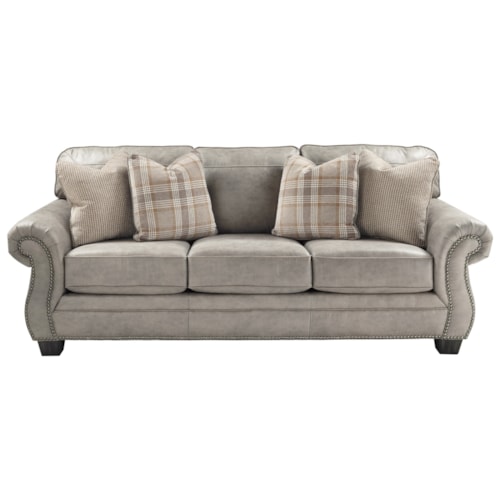 Transitional Sofa with Nailhead Trim