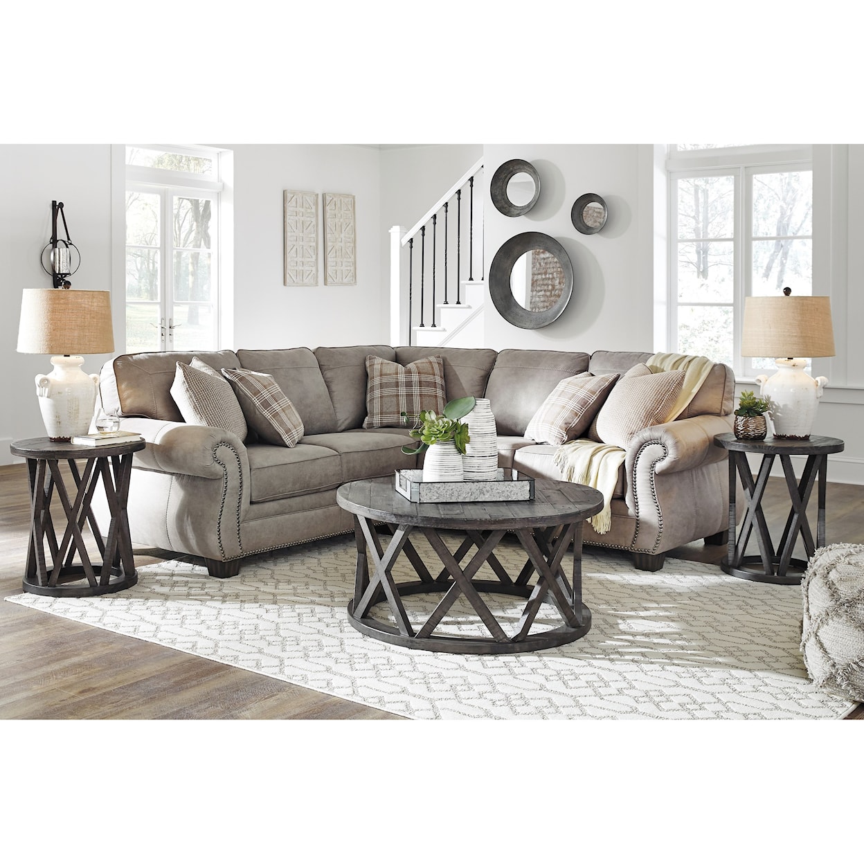 Ashley Furniture Signature Design Olsberg 2 Piece Sectional
