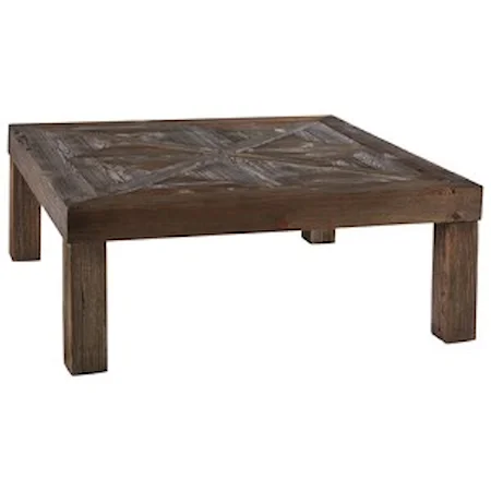 Rustic Square Cocktail Table