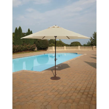 Medium Auto Tilt Umbrella and Base