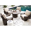 Signature Design Paradise Trail Outdoor Fire Pit Table Set