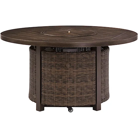 Round Fire Pit Table