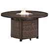 Signature Paradise Trail Round Fire Pit Table