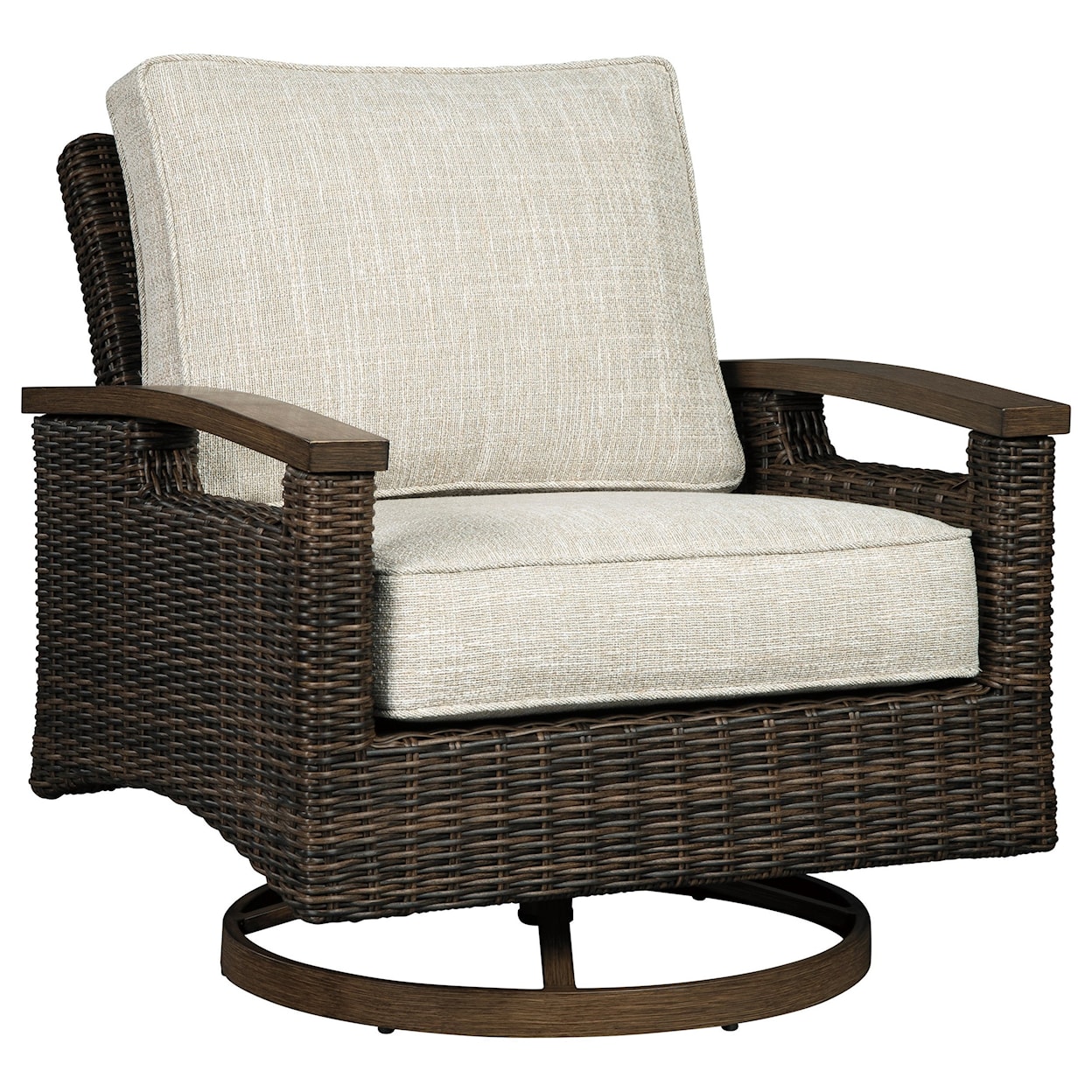 Signature Design by Ashley Paradise Trail Swivel Lounge Chair