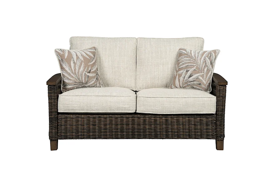 Paradise Trail Loveseat w/ Cushion by Signature Design by Ashley at VanDrie Home Furnishings