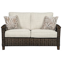 Contemporary Loveseat with Cushion