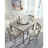 Signature Design by Ashley Parellen 5-Piece Counter Table and Chair Set