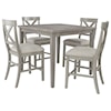 Signature Design by Ashley Parellen 5-Piece Counter Table and Chair Set