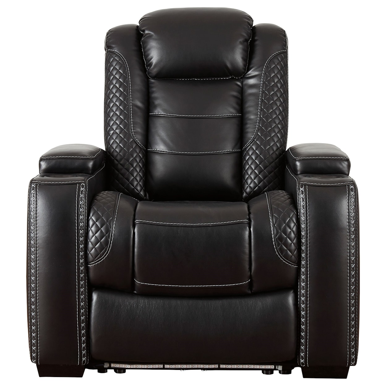 Signature Design by Ashley Party Time Power Recliner with Adjustable Headrest