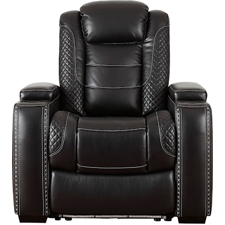 Power Recliner with Adjustable Headrest