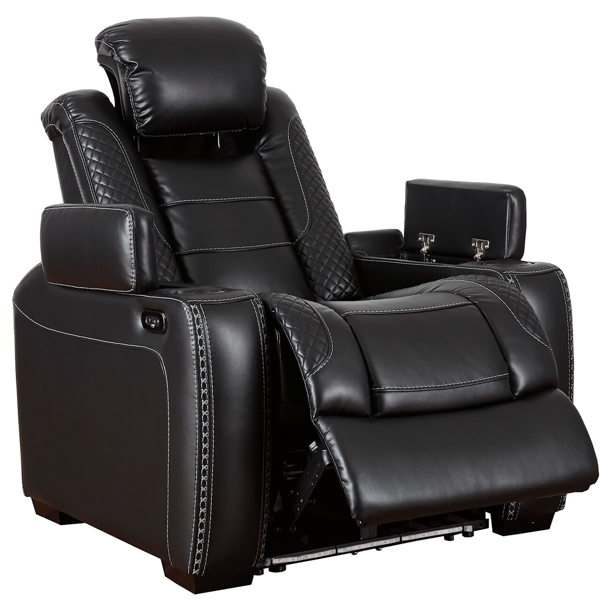 Signature Design by Ashley Party Time Power Recliner with Adjustable Headrest