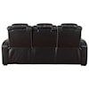 Signature Design Party Time Power Reclining Sofa w/ Adjustable Headrests