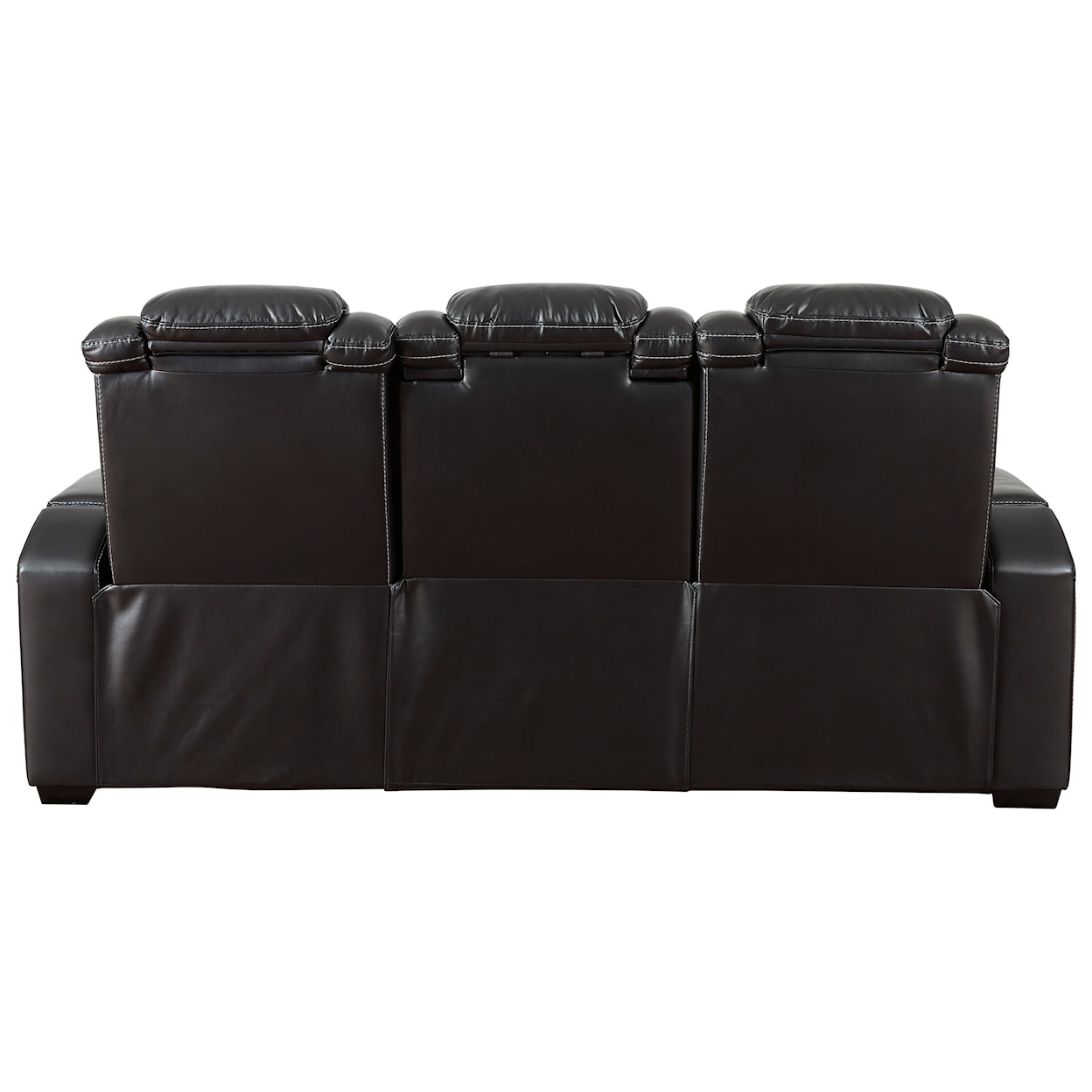 Ashley Furniture Signature Design Optimus Power Reclining Sofa w/ Adjustable Headrests
