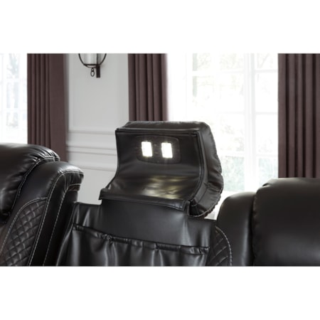 Power Reclining Sofa w/ Adjustable Headrests
