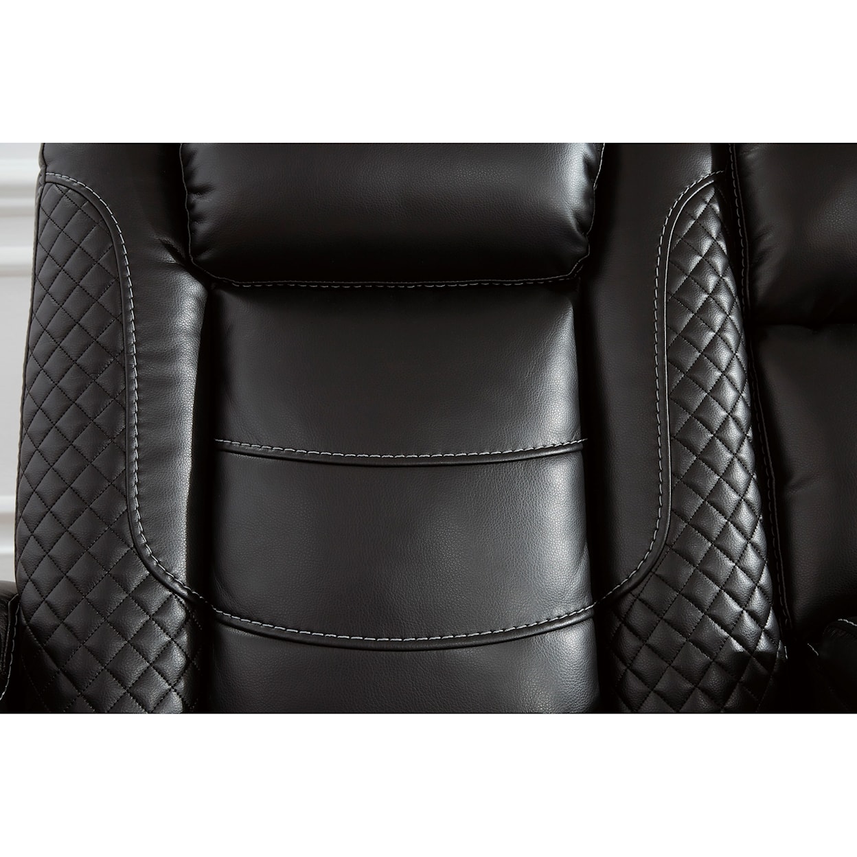 Signature Design by Ashley Party Time Power Reclining Sofa w/ Adjustable Headrests