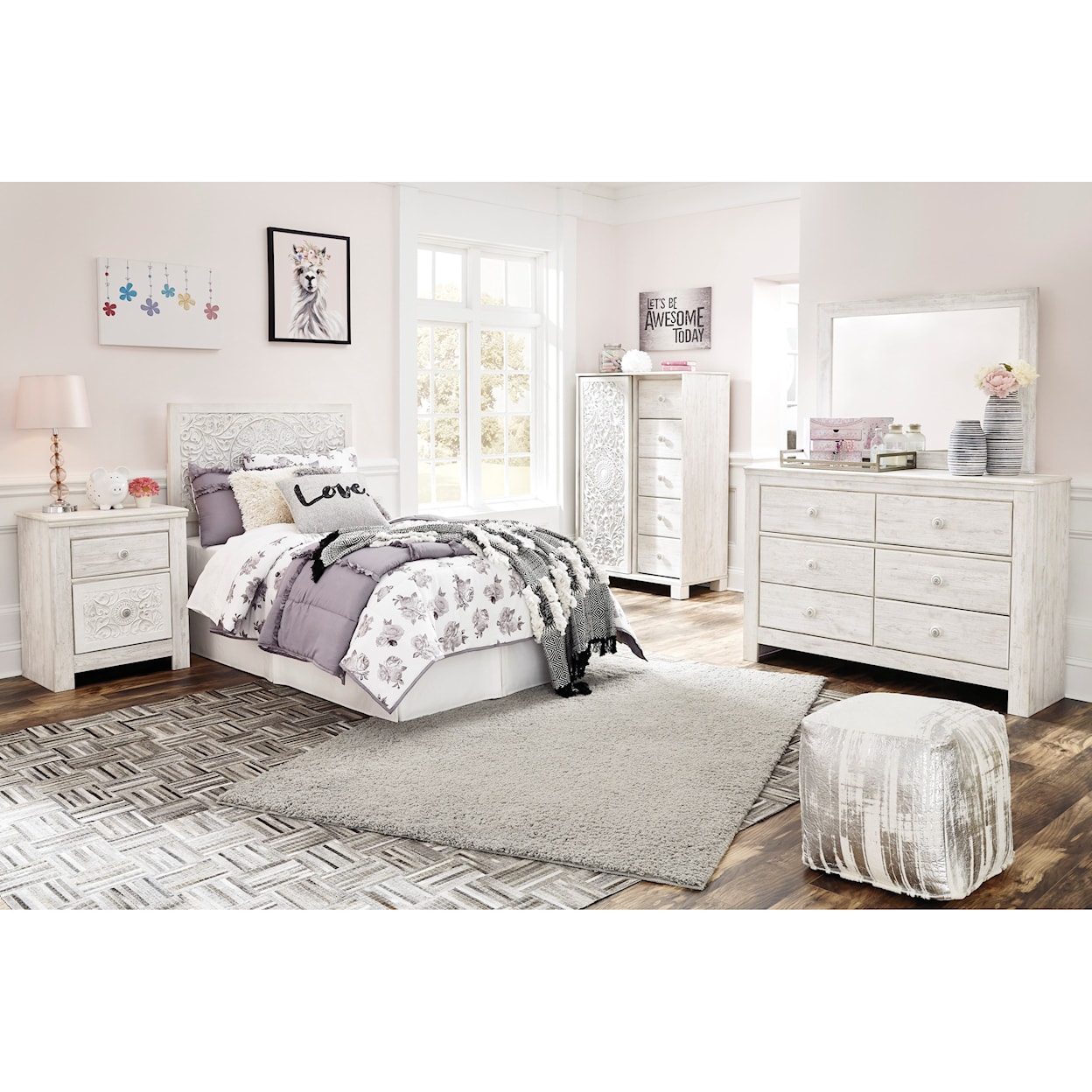 Ashley Furniture Signature Design Paxberry Twin Bedroom Group