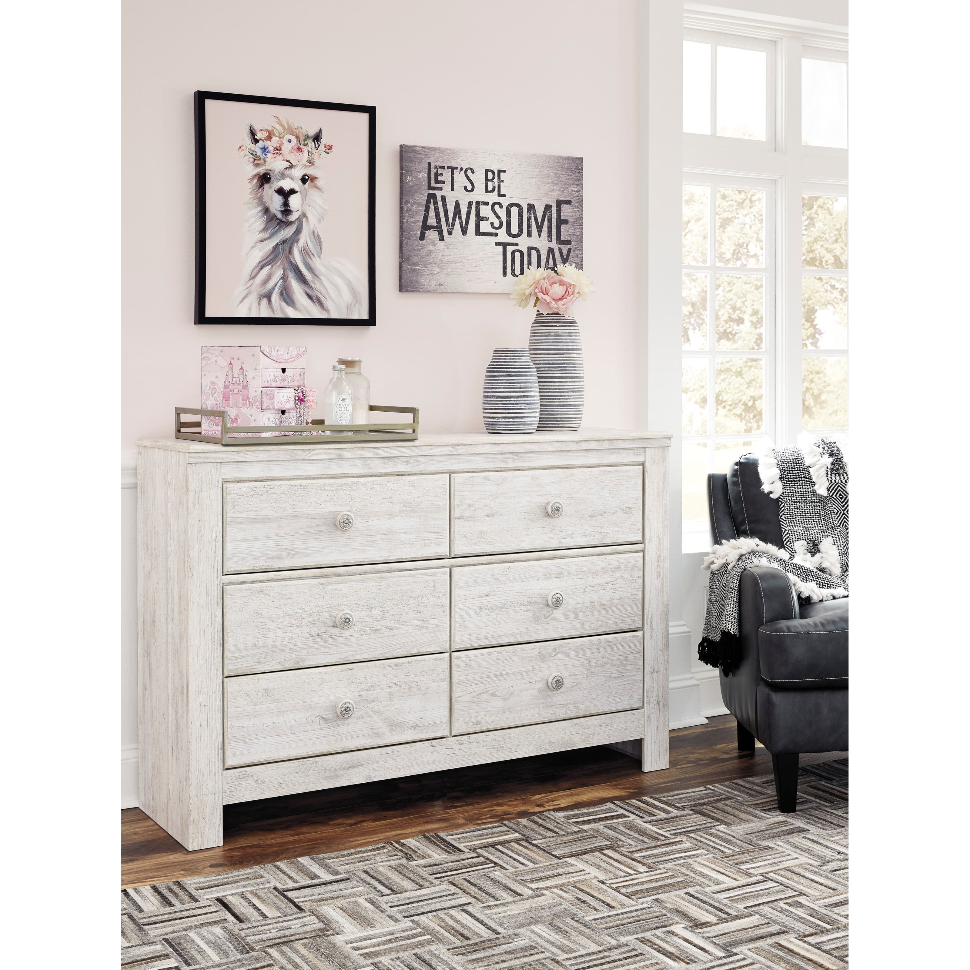 Signature Design by Ashley Furniture Paxberry B18121 6Drawer Dresser