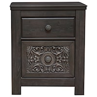 2-Drawer Nightstand with USB Port