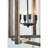 Michael Alan Select Pendant Lights Anakin Gray Wood Pendant Light