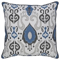 Damaria Blue Pillow