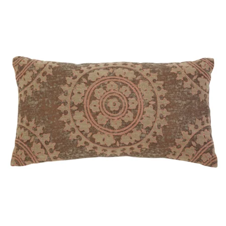 Medallion - Antique Brown Lumbar Pillow, Set of 4