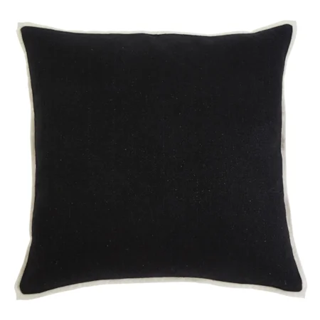 Solid - Black Pillow Cover, Set of 4