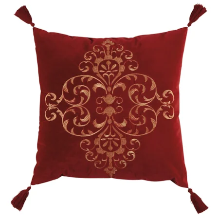 Amiela Scarlet Pillow