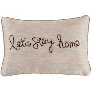 Signature Design by Ashley Lets Stay Home Let&#39;s Stay Home Chocolate Pillow