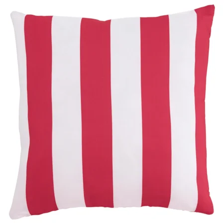Hutto Dark Pink/White Pillow