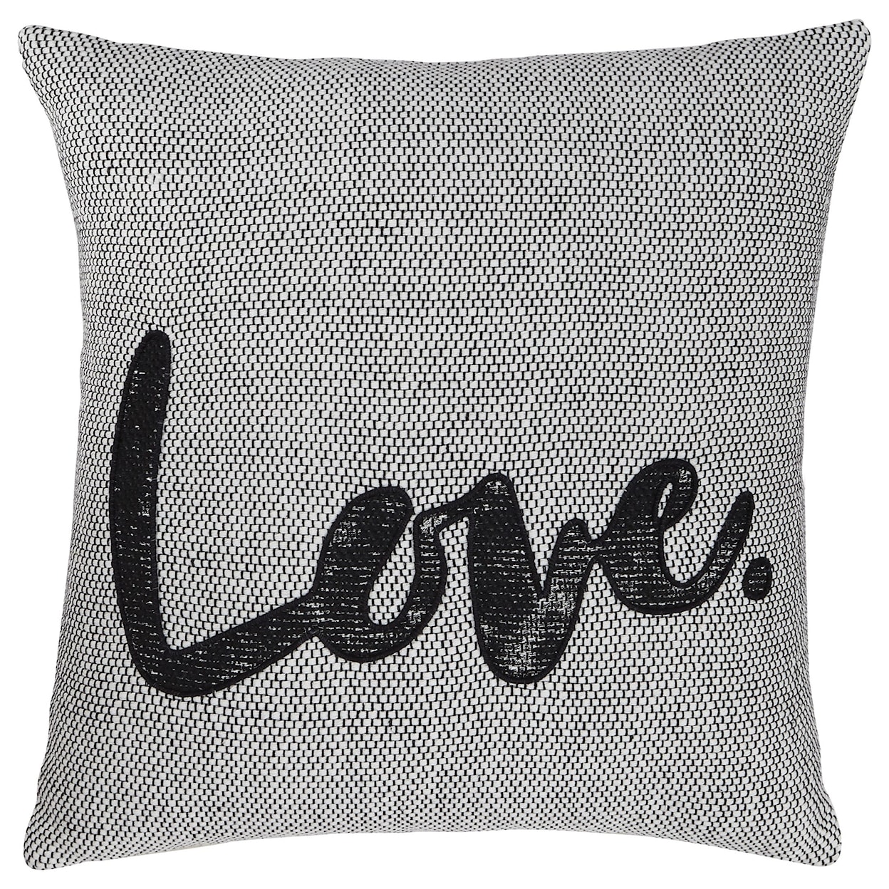 Signature Design by Ashley Mattia Mattia White/Black Pillow