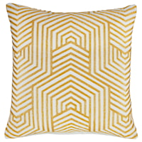 Adrik Golden Yellow Pillow