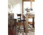 Signature Design by Ashley Pinnadel Upholstered Swivel Barstool