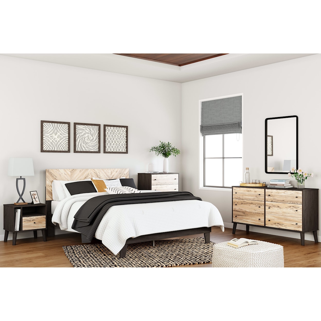 Michael Alan Select Piperton Queen Panel Platform Bed