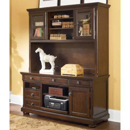 Credenza & Large Hutch