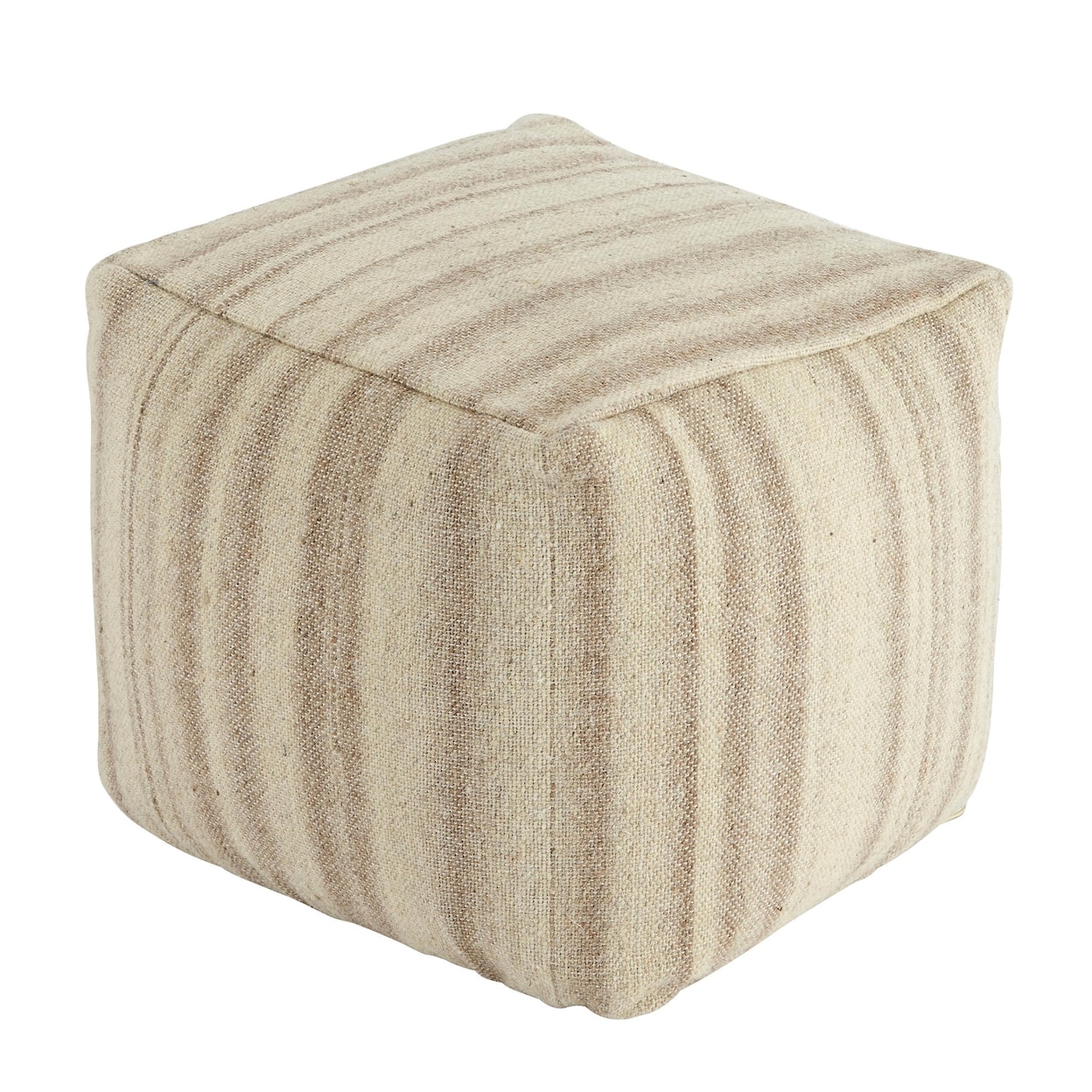 Signature Design by Ashley Furniture Poufs Striped - Beige