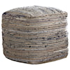 Signature Design by Ashley Poufs Absalom - Natural Pouf